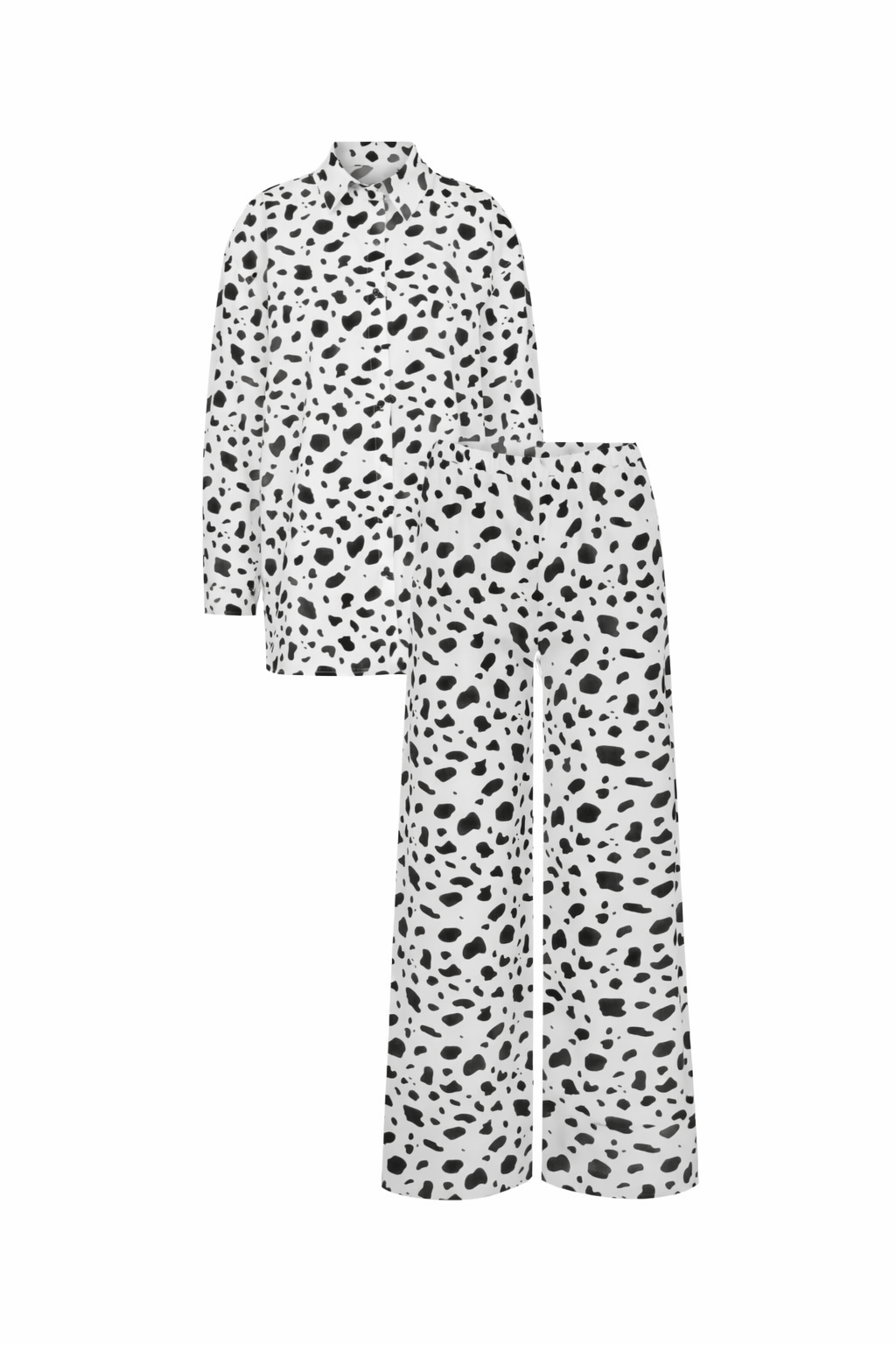 Nina Dalmaçya Desen Pamuklu Pijama Set