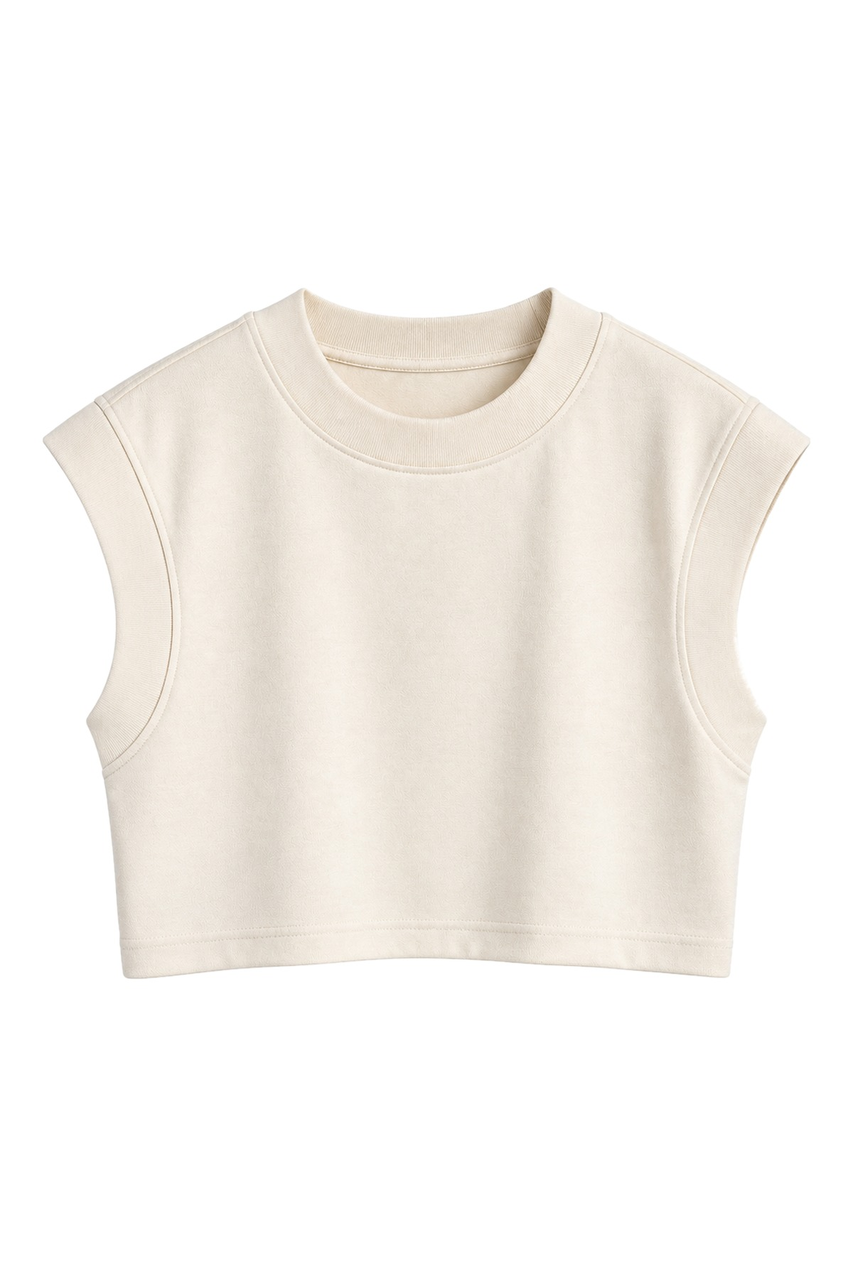 Nola Krem Kısa T-Shirt