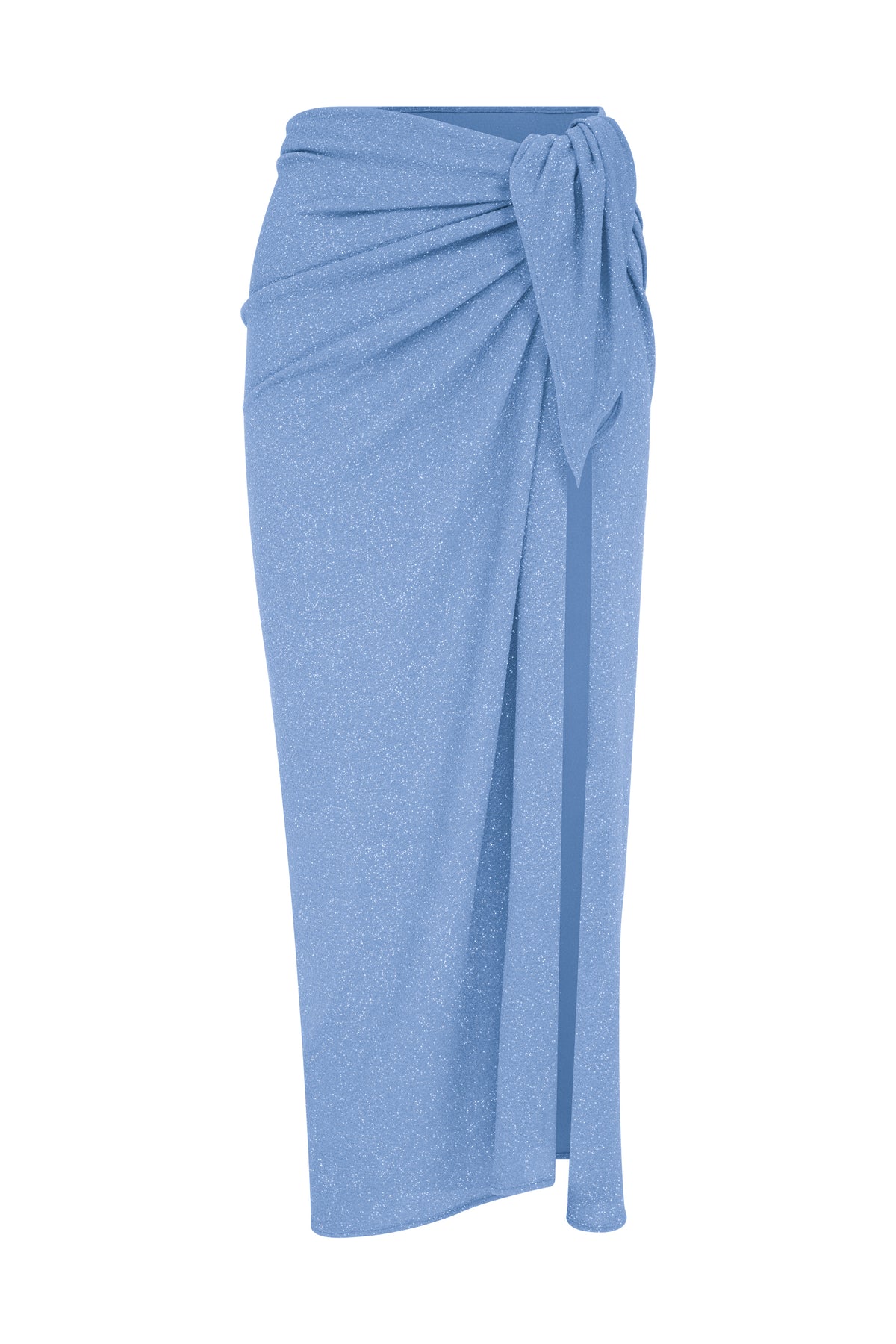 Parıltılı Elegance Maxi Pareo Mavi