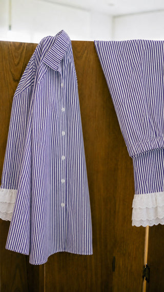 Contessa Çizgili Pamuklu Pijama Set