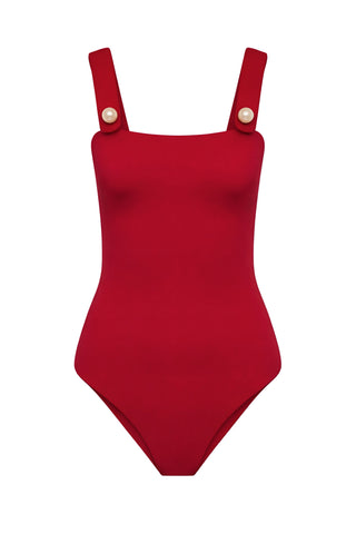 Askılı İnci Düğmeli Mayo