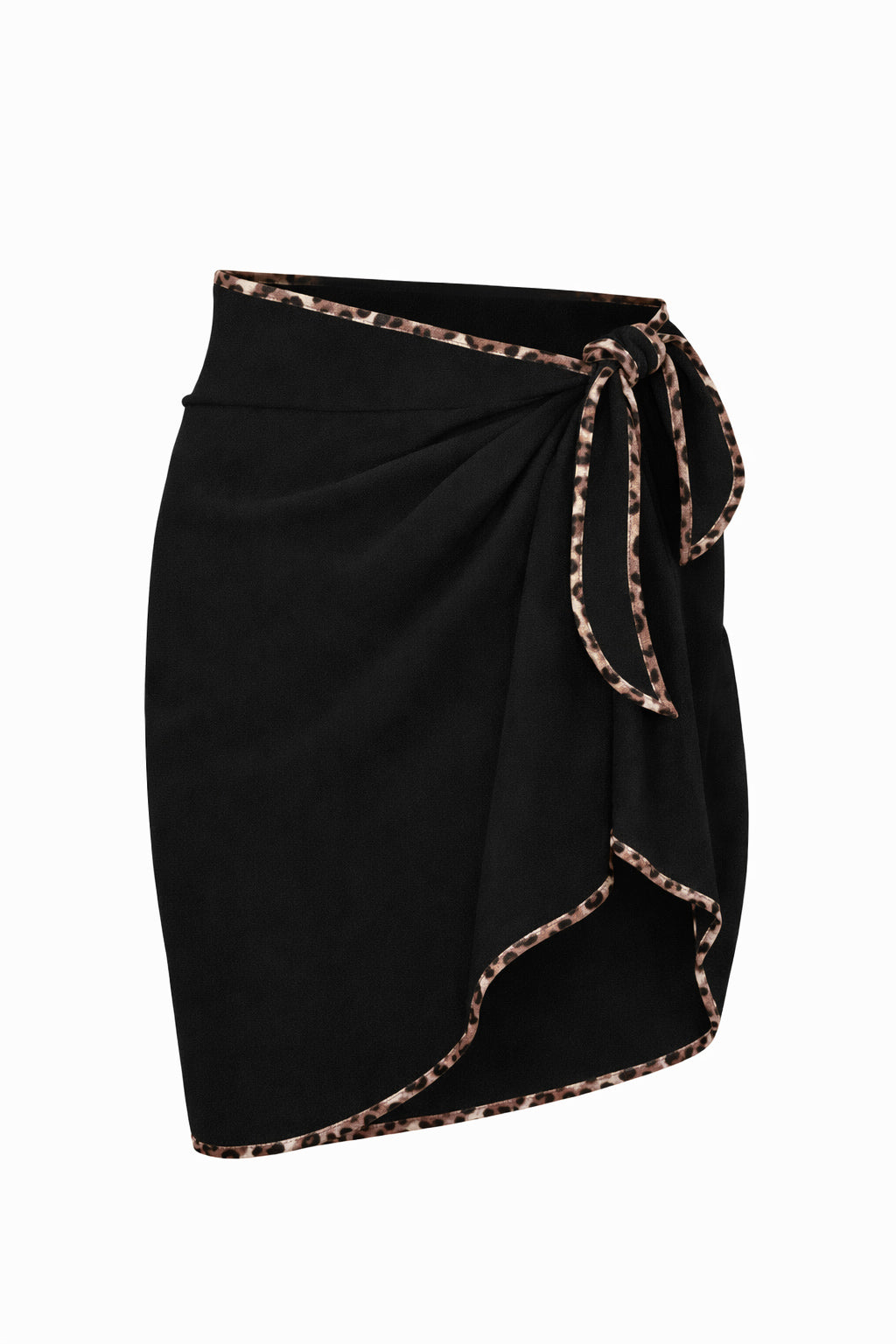 Kontrast Leopar Biyeli Mini Pareo