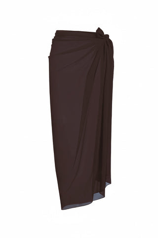 Elegance Maxi Pareo Koyu Kahve