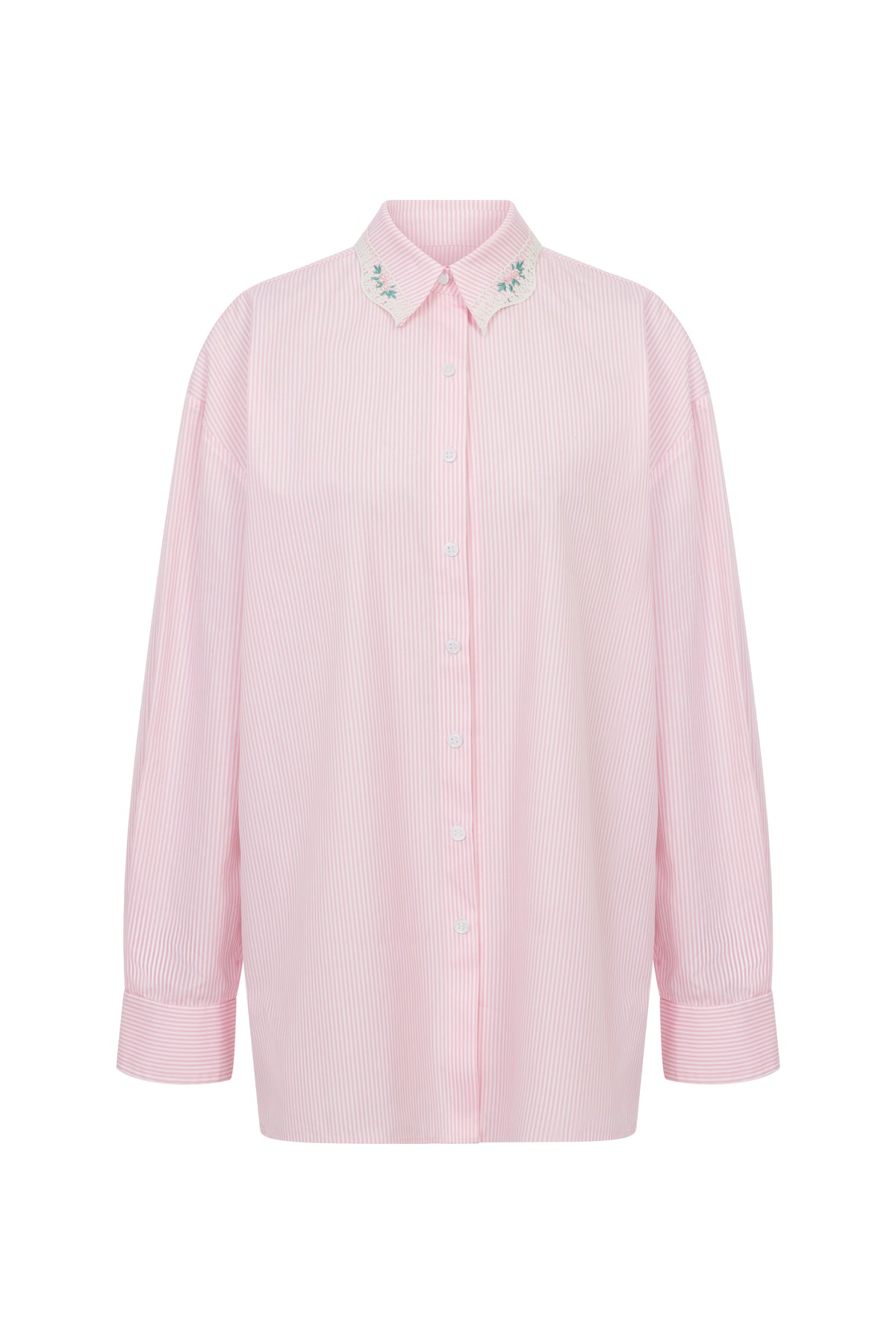 Peony Çizgili Pamuklu Pijama Set